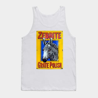 Zebrite, vintage enamel advertising Tank Top